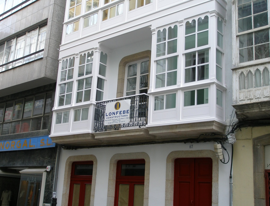 Rehabilitación de edificio en la C/Real de Ferrol